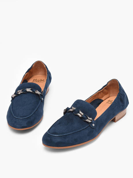 Mocassins Zanga Uit Leder Mam'zelle Blauw women 4154304 ander zicht 3
