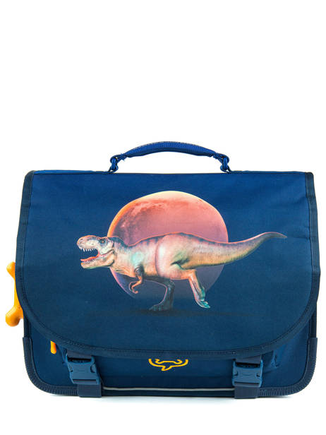 Boekentas 2 Compartimenten Lily Boys Stones and bones Blauw boys B