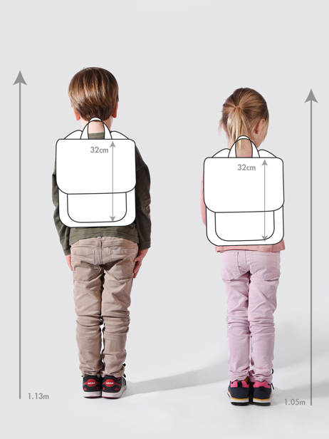 Mini Rugzak Kidzroom Groen made for fun 3868 ander zicht 1