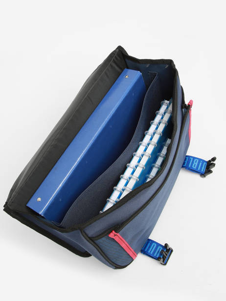 Boekentas 2 Compartimenten Federat. france football Blauw fff 23CX203C ander zicht 3