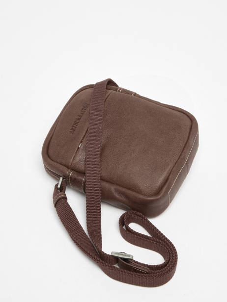 Cross Body Tas Arthur & aston Bruin cristiano 1082 ander zicht 2