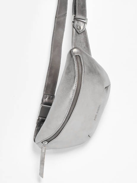 Heuptasje La Banane Leder Paul marius Zilver vintage BANANE ander zicht 2